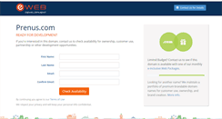 Desktop Screenshot of prenus.com